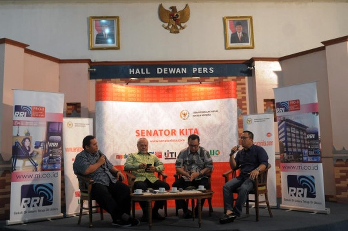 Diskusi Senator Kita, '70 Tahun Merdeka, Kesenjangan Makin Lebar'