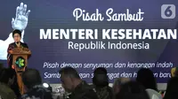 Mantan Menkes Nila F. Moeloek memberikan sambutan dalam acara Pisah Sambut Menteri Kesehatan di Gedung Kementerian Kesehatan, Jakarta, Kamis (24/10/2019). (merdeka.com/Iqbal S. Nugroho)