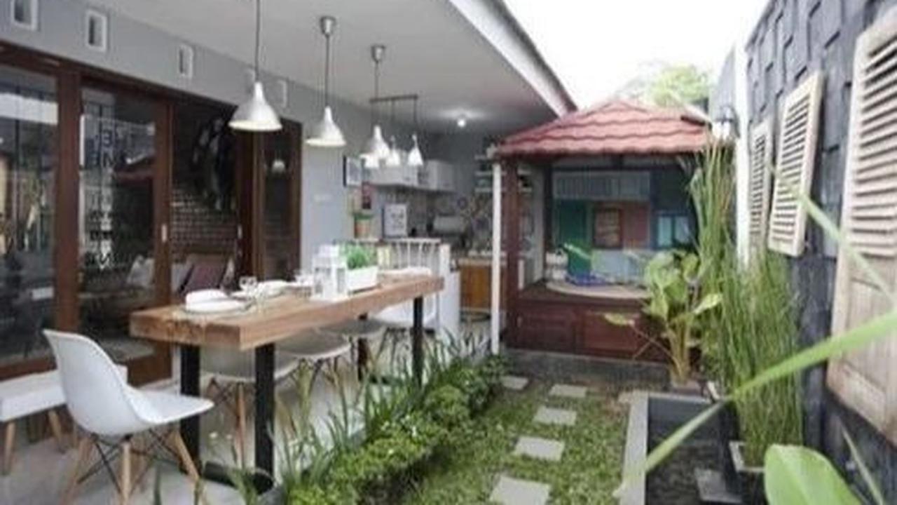 Desain Dapur Minimalis Sederhana di Desa Terbuka