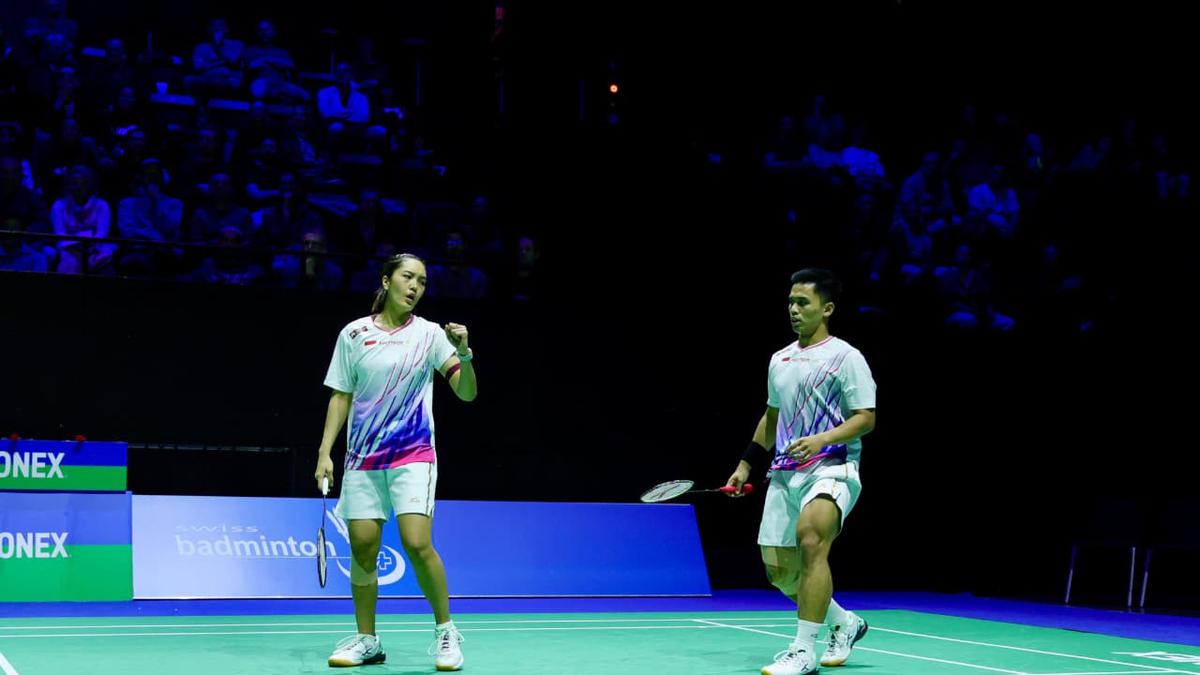 Hasil Swiss Open 2026: Amri/Nita ke Semifinal Usai Menangi Laga Derby