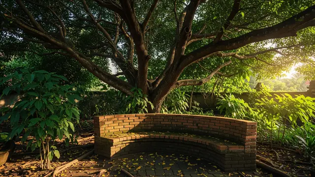 14 Inspirasi Tempat Duduk di Halaman dari Batu Bata yang Estetik dan Tahan Lama