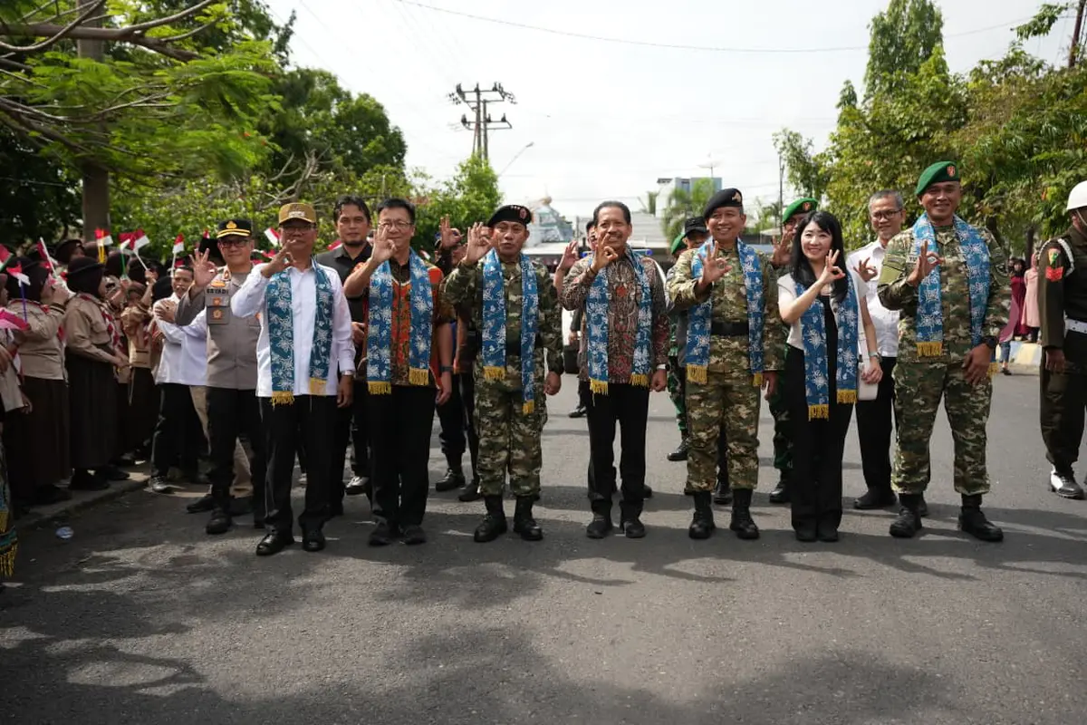 Pimpinan pilar usaha Sinar Mas hadir bersama jajaran Kemhan