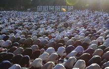 FOTO: Ribuan Jemaah Muhammadiyah Salat Idul Fitri di Bogor