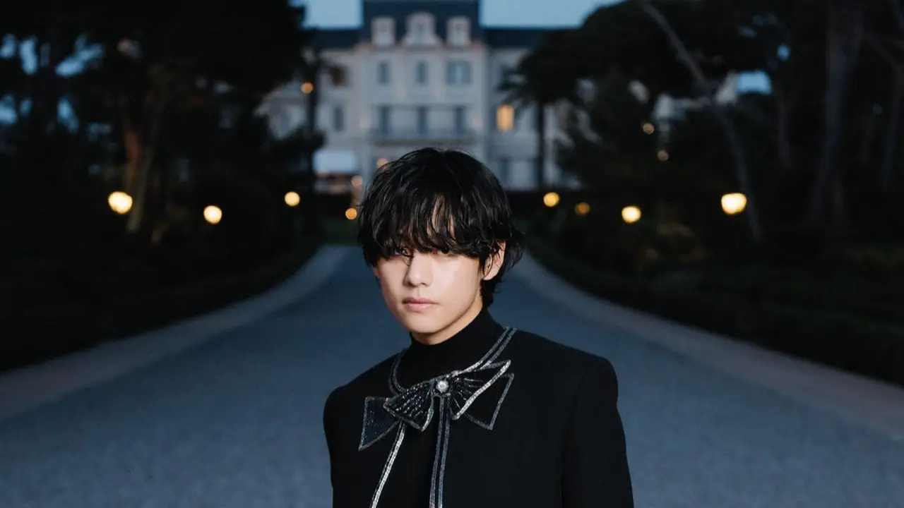 V BTS dalam acara Celine. (Instagram/ celine)