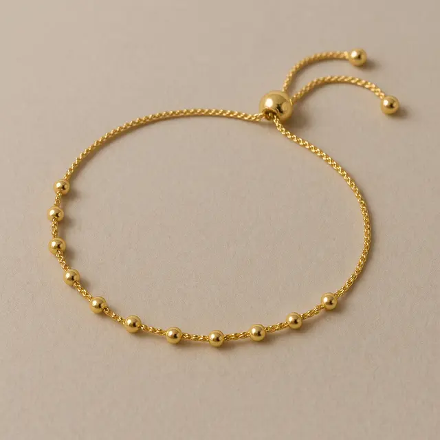 Gelang Emas Tipis Adjustable (Foto: ChatGPT)