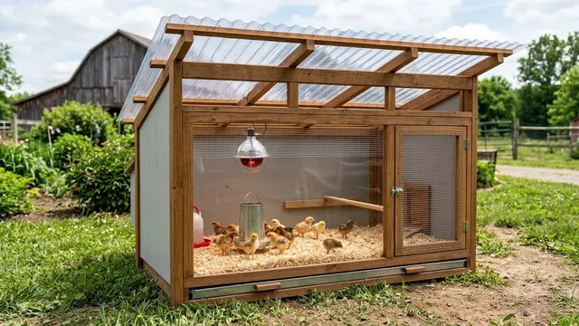Ide Kandang Anak Ayam yang Hangat dan Mudah Dibersihkan/AI Generated