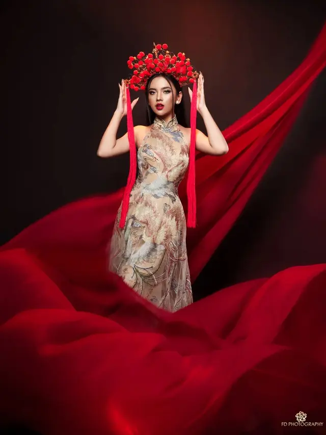 Sambut Imlek 2022, Lyodra Ginting Cantik Bergaya ala Perempuan Chinese