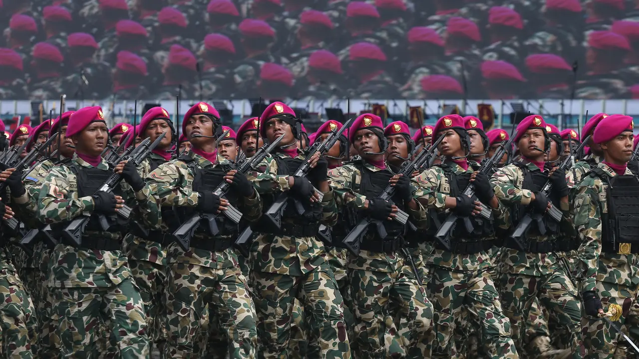 Ratusan Ribu Prajurit Ambil Bagian dalam Gladi Bersih HUT ke-80 TNI