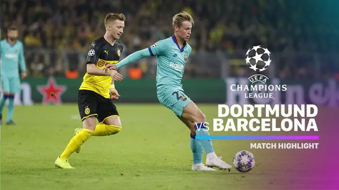 VIDEO: Highlights Liga Champions, Dortmund Vs Barcelona 0-0