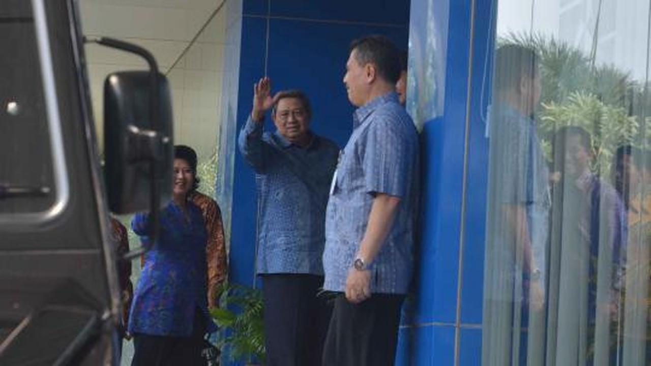 SBY hadiri rapat di kantor DPP Partai Demokrat