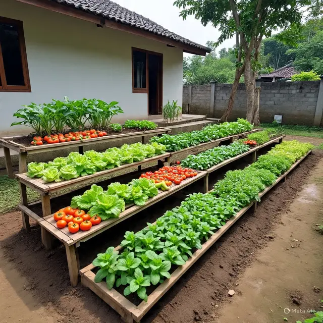 9 Kebun Rumah Produktif di Lahan 3x5 Meter untuk Kebutuhan Harian, Panen Setiap Hari