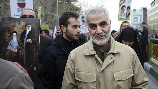 Qasem Soleimani, Jenderal Militer Iran yang tewas dalam serangan AS. (AP)
