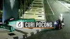Pocong dipajang sebagai sosialisasi taat prokes salama pandemi Covid-19.
