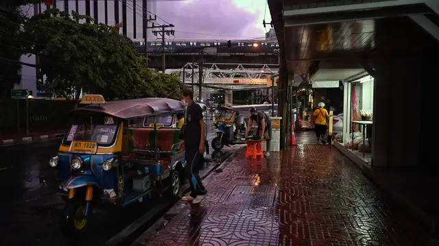 FOTO: Thailand Perketat Penguncian COVID-19 di Ibu Kota Bangkok