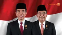 Banner Rapor Ekonomi 4 Tahun Jokowi-JK (Liputan6.com/Triyasni)