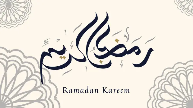 Ilustrasi bulan suci Ramadan