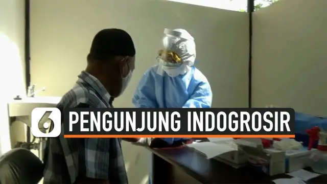 VIDEO: Rapid Test Pengunjung Indogrosir Sleman, 2 Reaktif