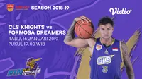 Live Streaming ABL, CLS vs Formosa Dreamers