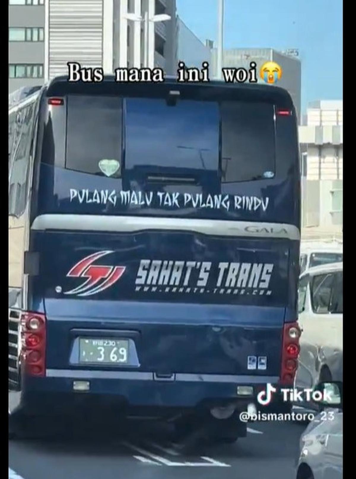 Bus viral Sahat's Trans di Jepang