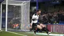Ekspresi pemain Derby County, David Nugent, saat melawan Chelsea pada Piala Liga Inggris di Stadion Stamford Bridge, Kamis (1/112018). Chelsea menang 3-2 atas Derby County. (AP/Nick Potts)