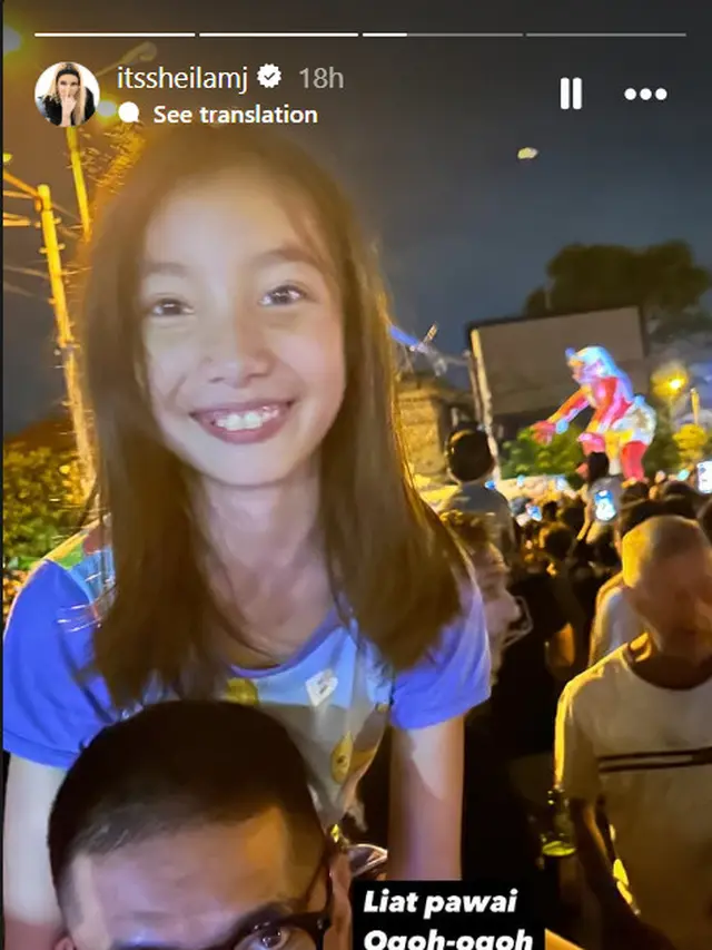 Potret 6 Artis Nonton Ogoh-ogoh Sambut Nyepi 2025, Jennifer Coppen Bersyukur Tinggal di Bali