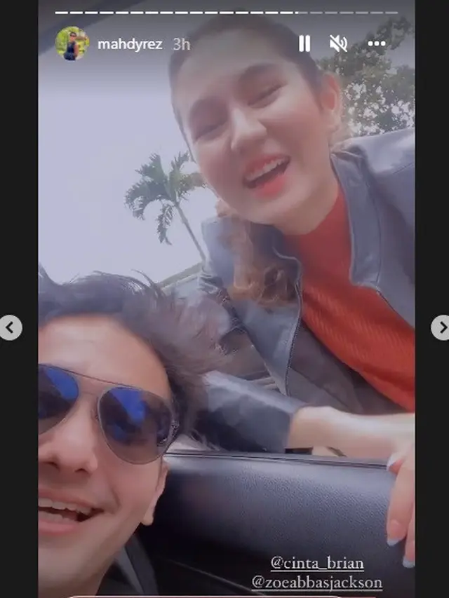 Cinta Brian dan Zoe Abbas Jackson Kembali ke Lokasi Syuting BHSI (Foto: Instagram/@mahdyrez)