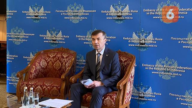 Duta Besar Rusia untuk Indonesia Sergei Tolchenov mengungkap alasan negaranya memberikan suaka kepada Mantan Presiden Suriah Bashar al-Assad (Dok. Liputan6.com/Teddy Tri Setio Berty).