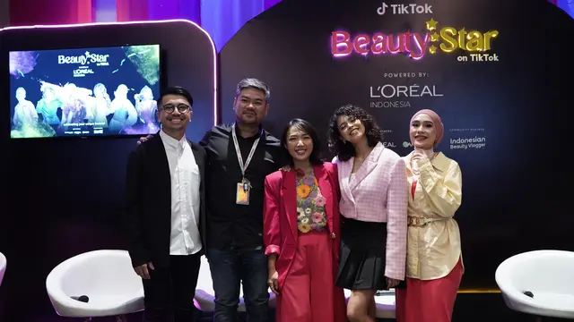 Ashilla Sikado menghadiri konferensi pers peluncuran “Beauty Star on TikTok” di Jakarta, 1 September 2022. (Foto: Dok. Tim Fortune)