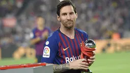1. Lionel Messi (Barcelona) - 22 gol dan 10 assist (AFP/Lluis Gene)