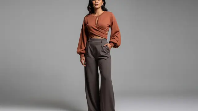 Outer Crop Silang Lengan Balon