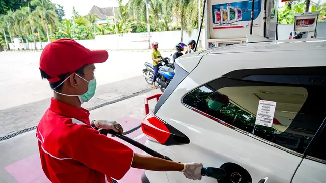 Petugas SPBU Pertamina. Dok Pertamina