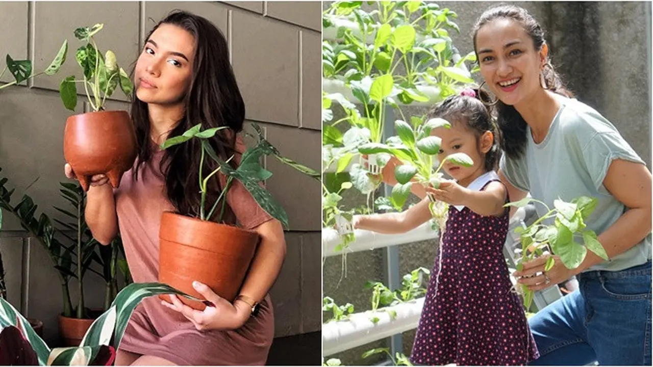 7 Potret Seleb Hobi Berkebun, Bisa Panen Sayur Sendiri di Rumah