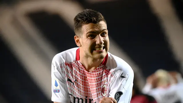 Kegembiraan Pemain AC Milan Rebut Tiket Liga Champions