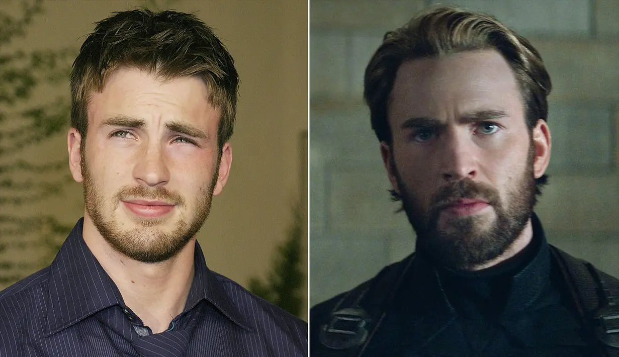 Sebelum jadi Captain America, Chris Evans pun menjadi salah satu superhero di Fantastic Four. (Giulio Marcocchi/Getty/People)
