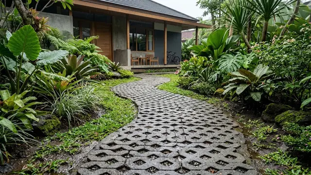 Paving Beton Berpori (Permeable Paving)