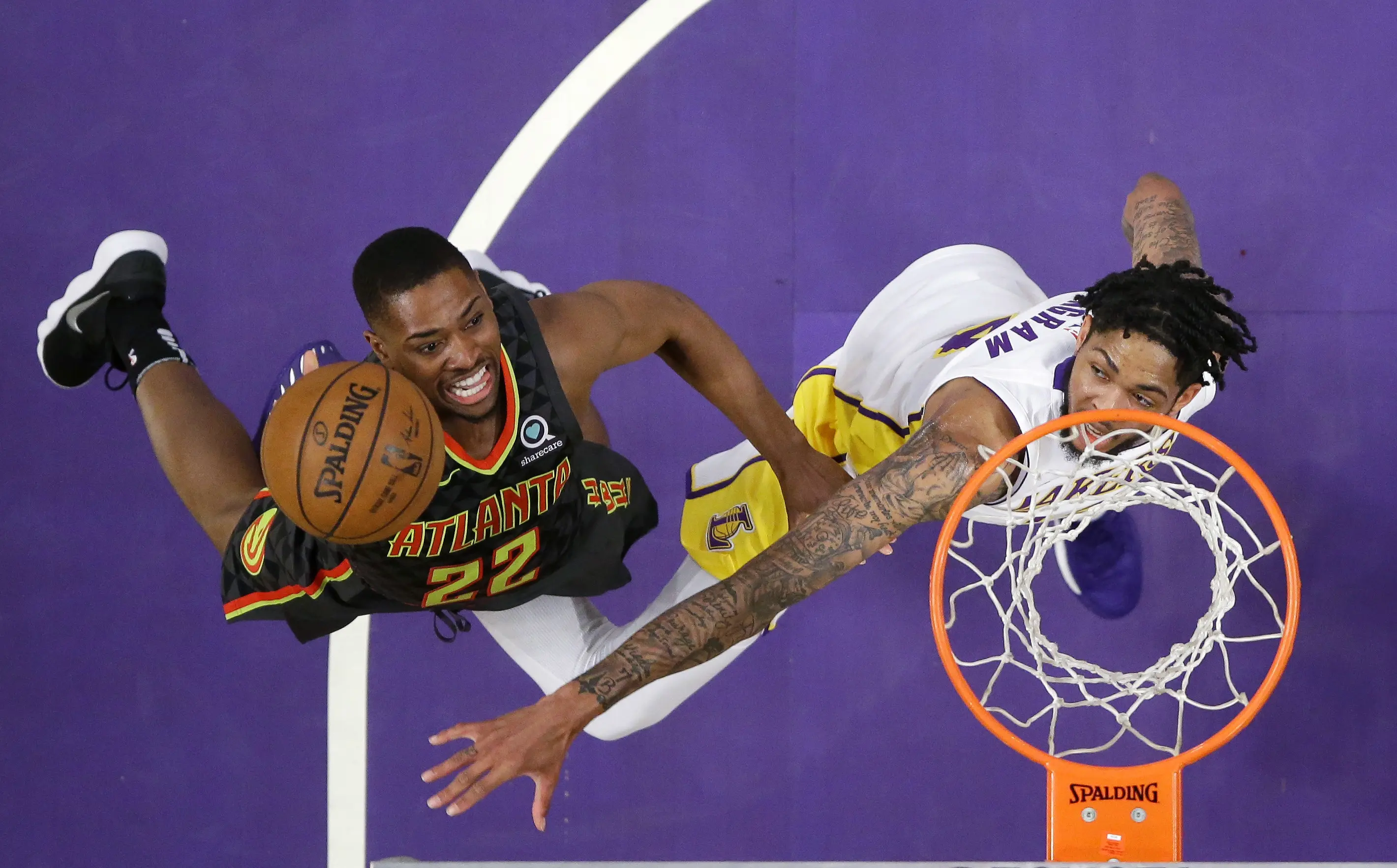 Brandon Ingram cetak poin tertinggi bagi Lakers saat kalahkan Atalanta Hawks pada lanjutan NBA(AP Photo/Mark J. Terrill)