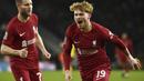 Harvey Elliott berhasil mengantarkan Liverpool melaju ke putaran keempat Piala FA 2022/2023 setelah mengalahkan Wolves pada laga yang berlangsung di Stadion Molineux, Rabu (18/1/2023) dini hari WIB. Ia menjadi satu-satunya pencetak gol di pertandingan tersebut. (AP Photo/Rui Vieira)