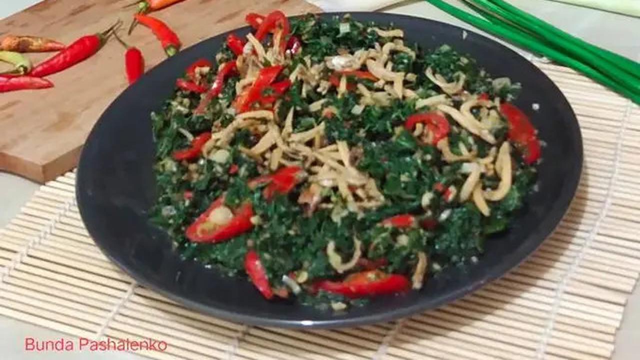 Resep Praktis Tumis Daun Singkong, Menu Sederhana yang Nikmat dengan Sambal