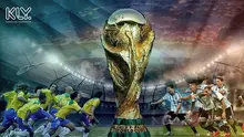 Ilustrasi persaingan Brasil dan Argentina berebut trofi juara di panggung Piala Dunia 2018. (Bola.net)