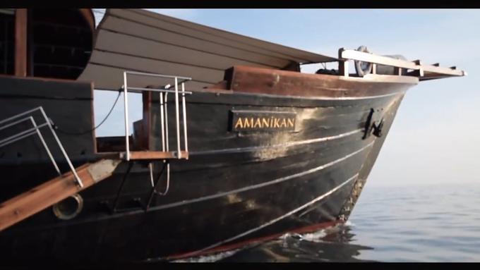 Lihat Mewahnya Kapal  Pesiar  Kayu  Amanikan yang Akan 