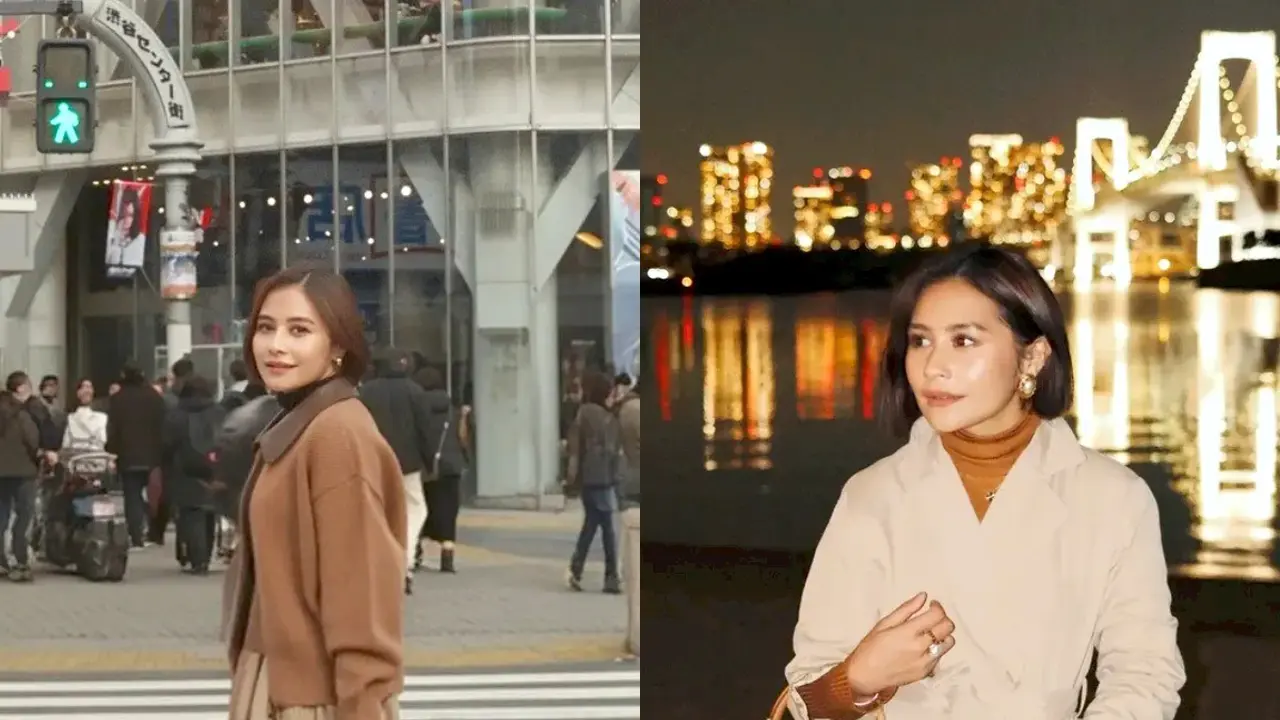 Gaya Hermès Girl Prilly Latuconsina Rayakan Tahun Baru 2026 di Jepang, Jinjing Tas Mewah Ratusan Juta