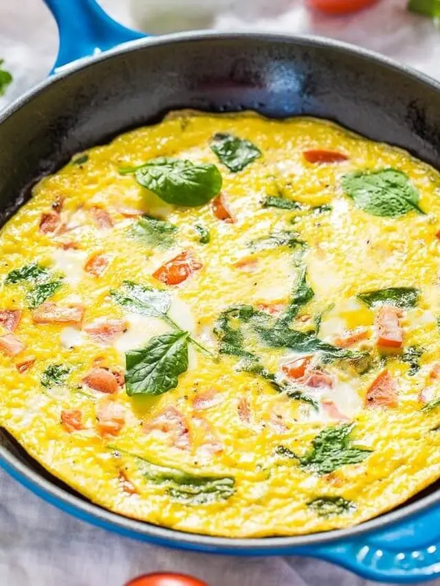 Omelet bayam telur (Foto: Tays Bakers)