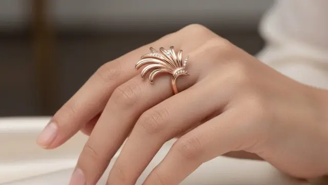 Model Cincin Emas Cendrawasih (Image by Gemini AI)