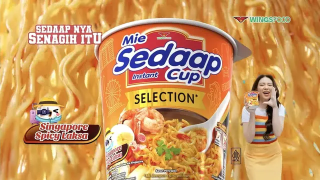 Anti Lapar Saat Mabar: “Mie Sedaap Cup Singapore Spicy Laksa” Baru Punya Cita Rasa Creamy yang Super Nagih!