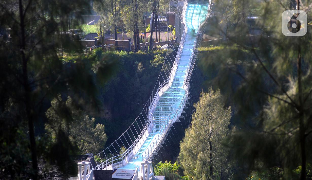 Lebih lagi, saat ini jembatan tersebut masih menjadi wewenang dari Kementrian PUPR. Sehingga daerah belum bisa berbuat banyak. (merdeka.com/Arie Basuki)