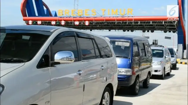 Peningkatan volume kendaraan di Tol Brebes Timur mencapai 56 persen.