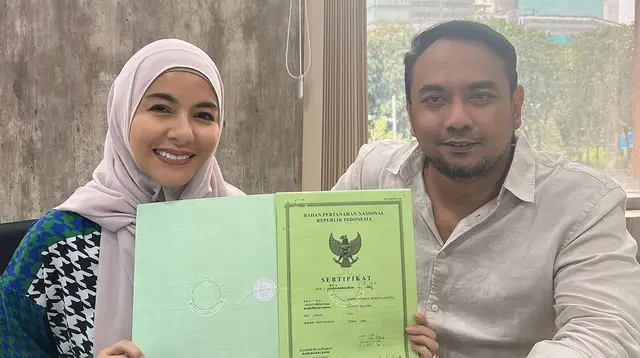 Bebi Romeo dan Meisya Siregar Tersenyum Lega Usai Lunasi KPR (Sumber: Instagram/meisya_siregar)