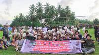 Kolaborasi Kebaikan Peduli Gempa Sulawesi Barat (Foto: Liputan6.com/Abdul Rajab Umar)