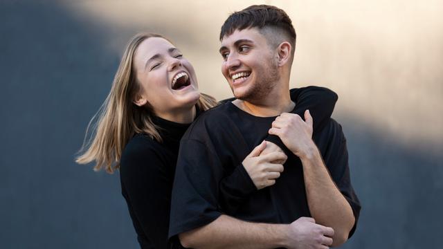 Couple Laughing