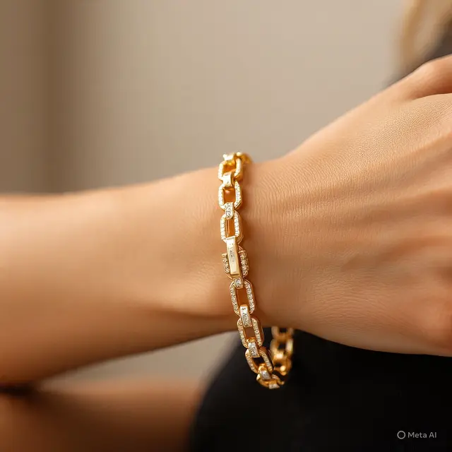 Model Gelang Emas Rantai 3 Gram